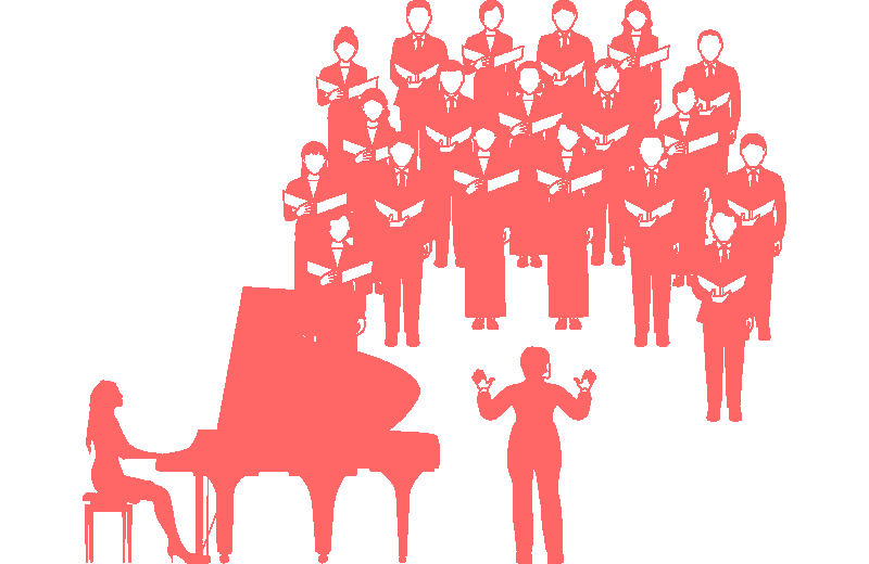 choir and piano